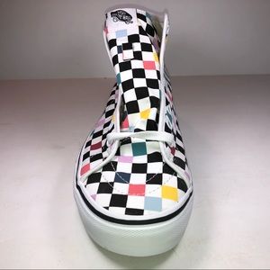 party checkered vans old skool